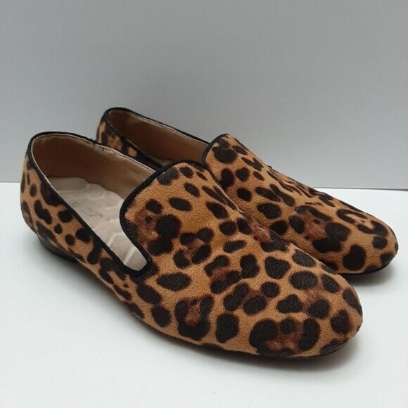 AVON Cushion Walk Animal Print Velvet Slip-On Smoking Loafer Shoes Sz US 8 - Picture 3 of 15